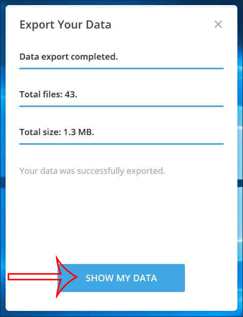 Xem dữ liệu Telegram đã xuất