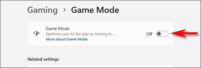 Tắt “Game Mode”