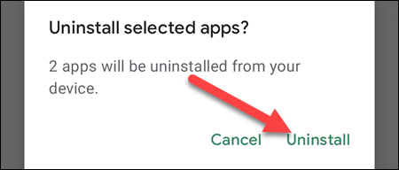 Click on “Uninstall”