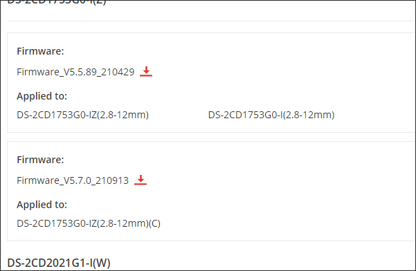 Tải firmware camera Hikvision