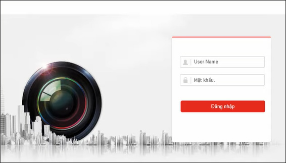 Truy cập tài khoản Hikvision