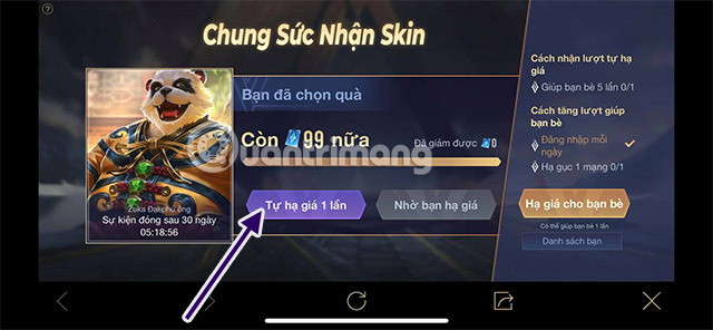 chung suc nhan skin lien quan