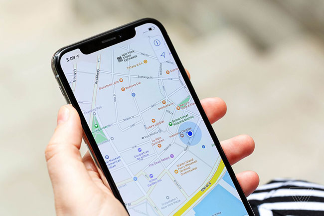 Ứng dụng Google Maps trên điện thoại