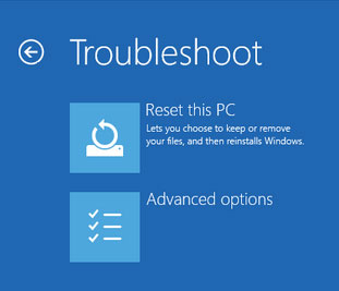 Chọn Reset This PC để bắt đầu quy trình khôi phục cài đặt gốc