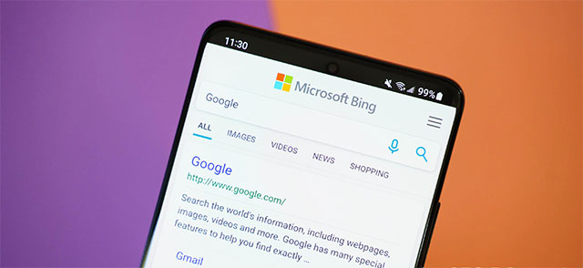 Nhiều người dùng Bing để tìm Google