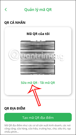Sửa mã QR
