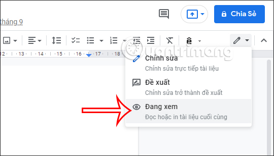 Cách sử dụng chế độ chỉ đọc trên Google Docs