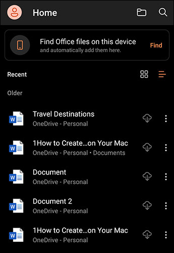 Cách bật dark mode trong Microsoft Office trên Android - Ảnh minh hoạ 6