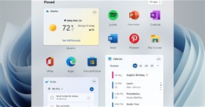 Sẽ ra sao nếu Widget xuất hiện ngay trong Start Menu của Windows 11
