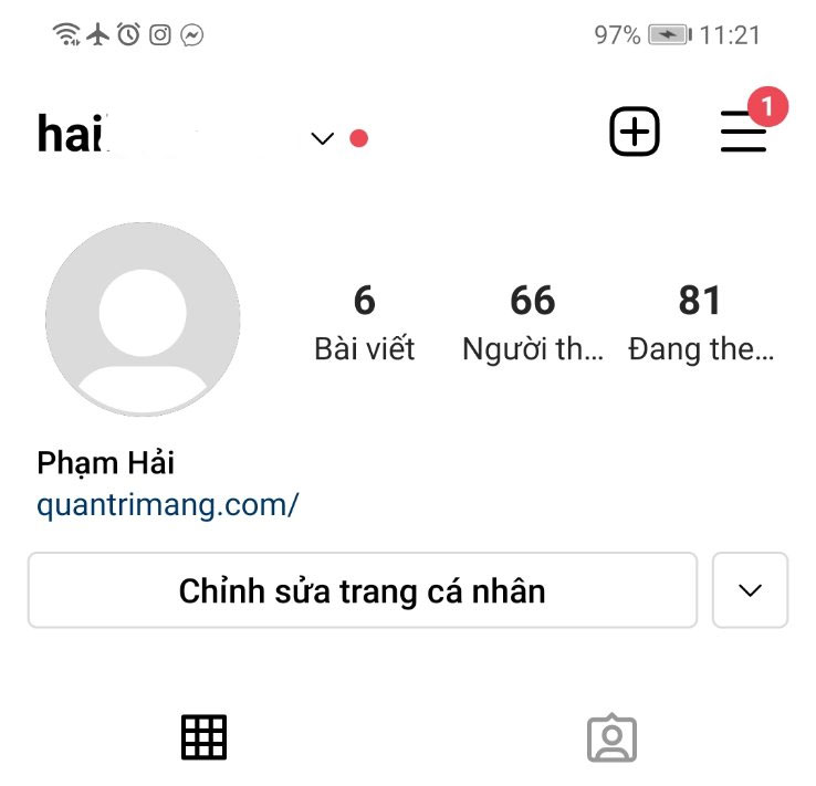 Hướng dẫn chèn đường link, liên kết trong hồ sơ Instagram cá nhân - Ảnh minh hoạ 4