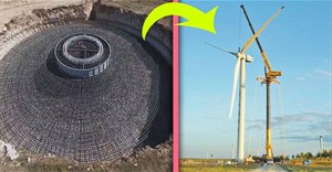 Video: Cận cảnh quá trình xây dựng tuabin gió khổng lồ, từ đào móng công trình đến lắp ráp bộ phận tuabin