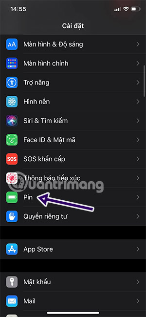 pin iphone màu vàng