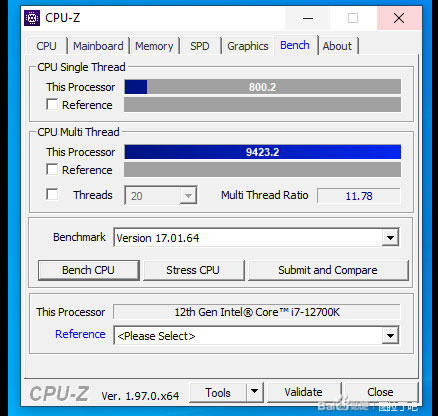 Kết quả benchmark của Core i7-12700K Alder Lake