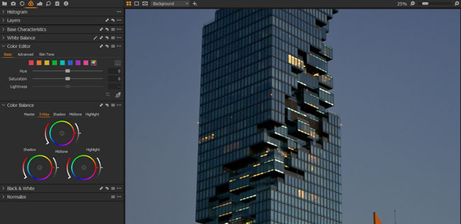 Capture One có các công cụ chỉnh sửa màu sắc mạnh mẽ