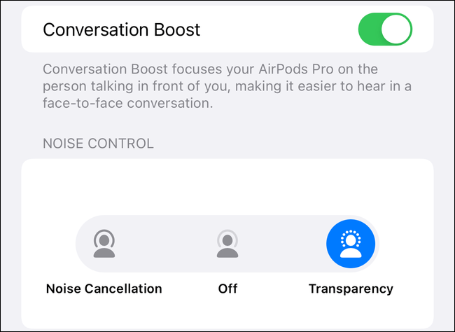 Bật Conversation Boost 