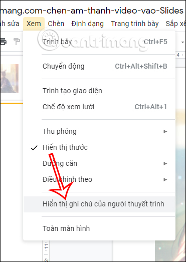 Cách nhập văn bản bằng giọng nói trong Google Slides