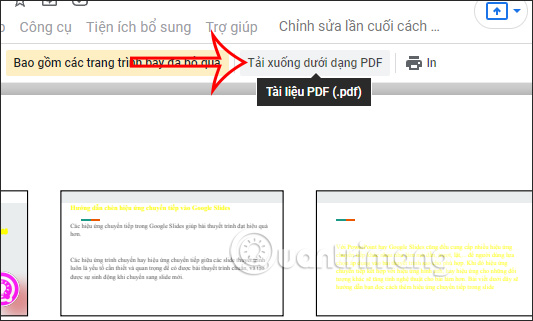 Cách in slide trong Google Slides - Ảnh minh hoạ 8