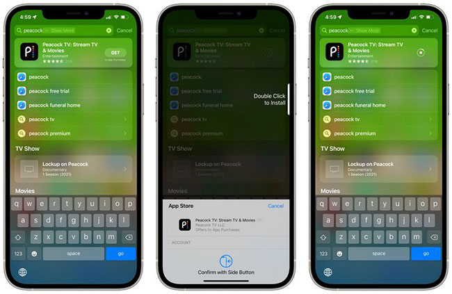 Install apps from Spotlight on iOS 15