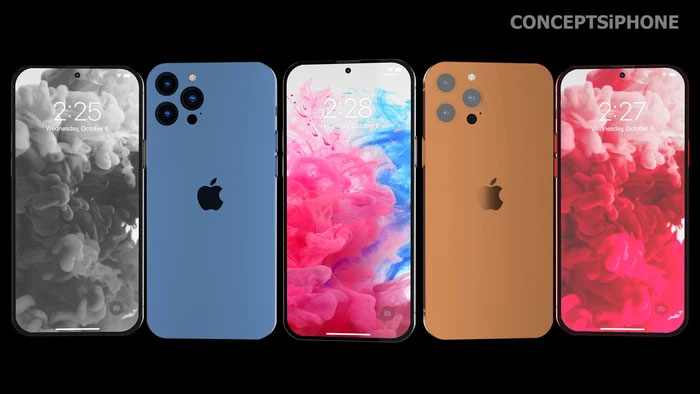 iPhone 14 xuất hiện với một loạt màu sắc
