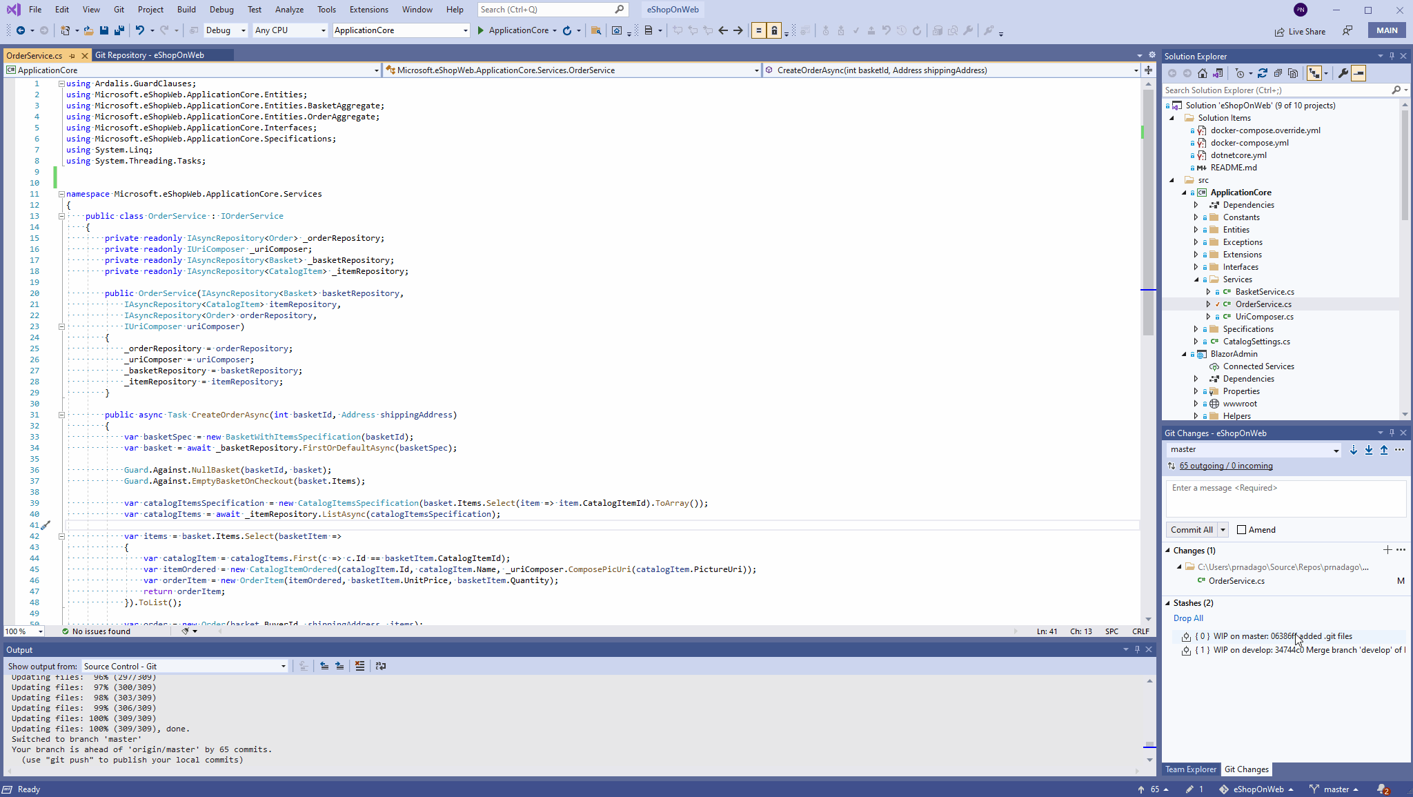 Tích hợp kiểm soát phiên bản trong Visual Studio Community