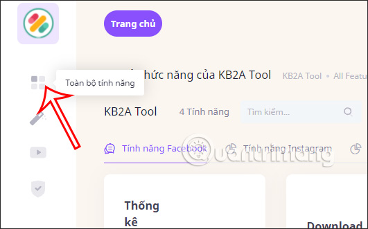 View KB2A Tool features