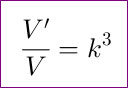 Công thức tính tỉ số thể tích hai khối đa diện đồng dạng tỉ số k