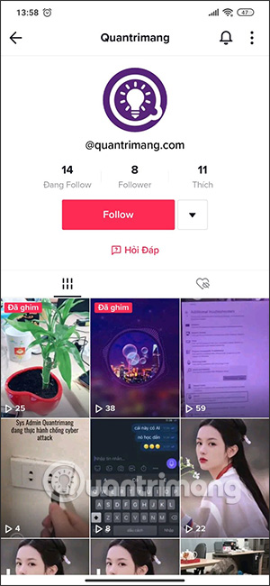 Cách hủy follow trên TikTok nhanh chóng - Ảnh minh hoạ 5