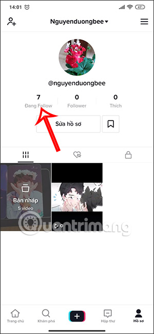 Cách hủy follow trên TikTok nhanh chóng - Ảnh minh hoạ 7