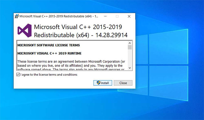 msvcp140.dll là một phần của Microsoft Visual C++ Redistributable Packages for Visual Studio 2015