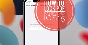 Cách đặt mật khẩu PDF trên iPhone