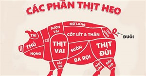 Cách phân biệt 12 loại thịt lợn