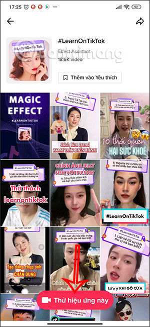 Try the LearnOnTikTok effect on TikTok