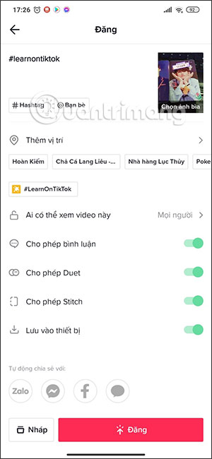 Cách quay video LearnOnTikTok trên TikTok - Ảnh minh hoạ 7