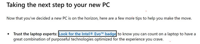 Microsoft khuyến nghị chạy Windows 11 trên PC đạt chuẩn Intel Evo