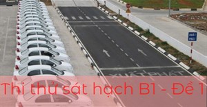 Thi sát hạch lái xe B1 đề 1