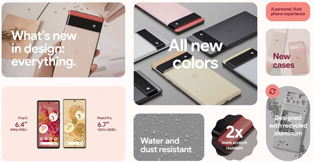 Pixel 6 và Pixel 6 Pro