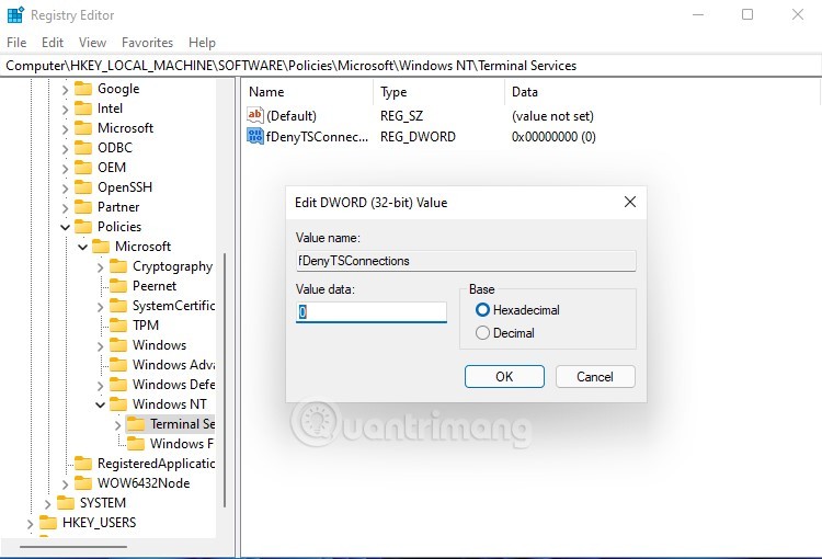 Sửa lỗi tùy chọn 'Allow remote connections to this computer' bị khóa trên Windows 10