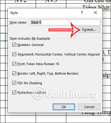 Format in Excel 