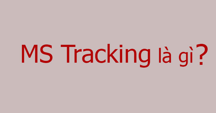MS Tracking là gì? - QuanTriMang.com