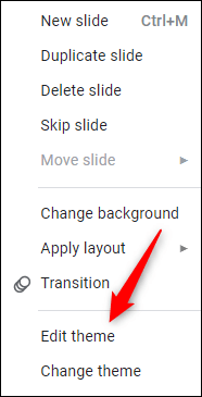 Click “Edit Theme” 