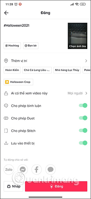 Cách quay video TikTok filter Halloween Crop - Ảnh minh hoạ 8