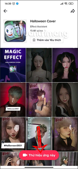 Cách quay video 3 kiểu filter Halloween trên TikTok - Ảnh minh hoạ 4