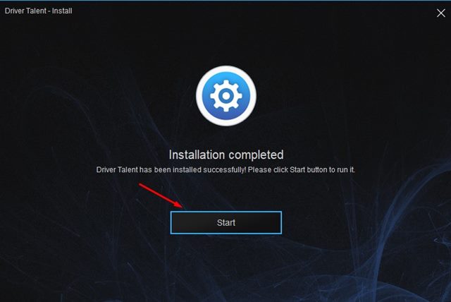 Nhấp vào nút Start để khởi chạy chương trình