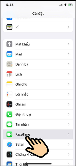 Cài đặt trên iPhone
