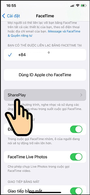 Dùng SharePlay trên iOS 15