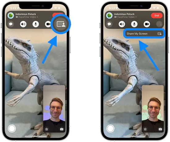 Chia sẻ màn hình iPhone