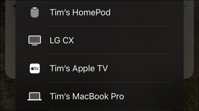 Chọn máy Mac của bạn từ danh sách 