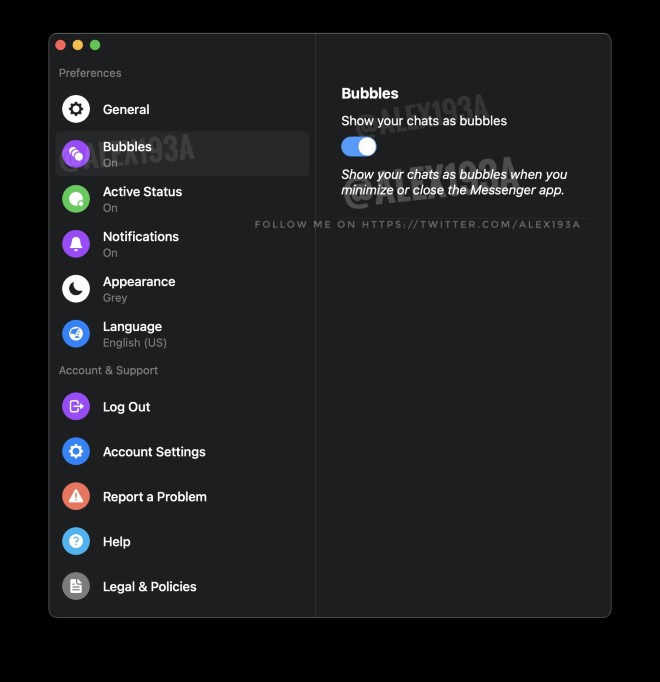 Facebook đưa bong bóng chat Messenger lên Windows?