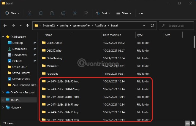 Vấn đề mới của Windows 11: Tự tạo ra hàng trăm, hàng nghìn thư mục trống