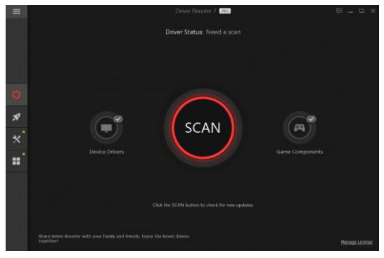 Giao diện Driver Booster Pro